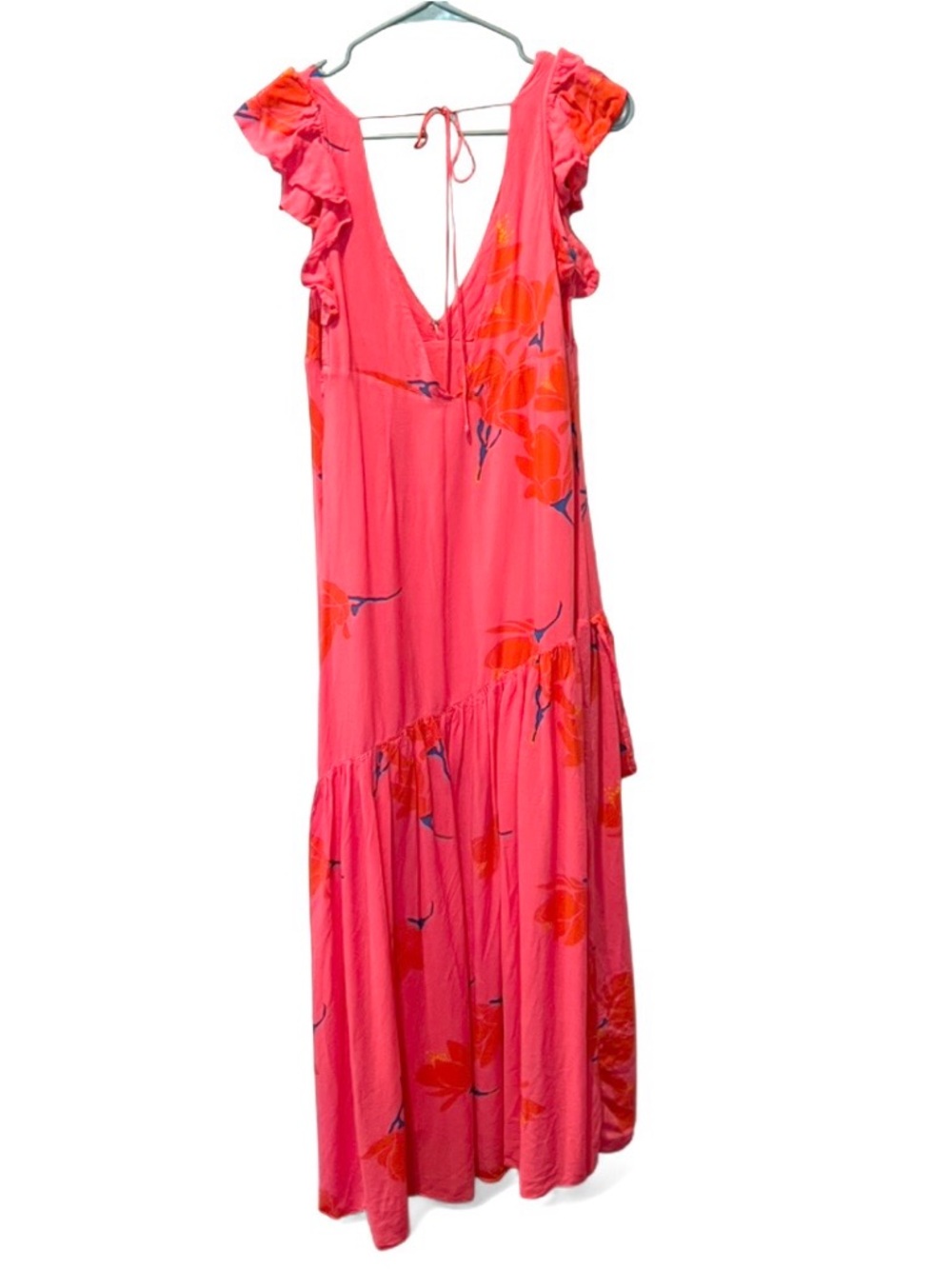 FP Pink Floral High Low Dress Wedding Guest 6 - Picture 6 of 14